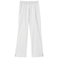 Fundamentals Ladies Cargo Pocket Scrub Pant White