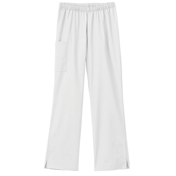 Fundamentals Ladies Cargo Pocket Scrub Pant White