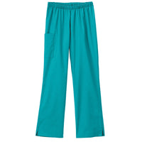 Fundamentals Ladies Cargo Pocket Scrub Pant Teal