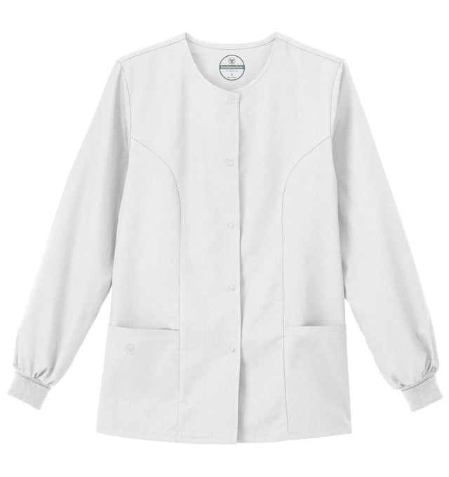 Fundamentals Women's 28" Warm-Up Jacket White