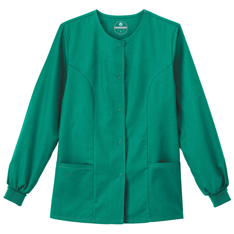 Fundamentals Women's 28" Warm-Up Jacket Hunter Green