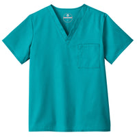 Fundamentals Unisex One Pocket Top - Front Teal