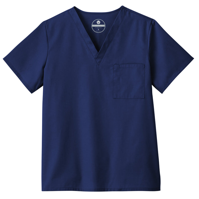 Fundamentals Unisex One Pocket Top - Front New Navy