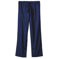 Fundamentals Unisex Drawstring w/ Elastic Back Scrub Pant Navy