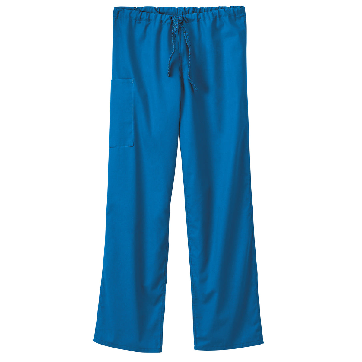 Fundamentals Unisex Drawstring w/ Elastic Back Scrub Pant Royal Blue