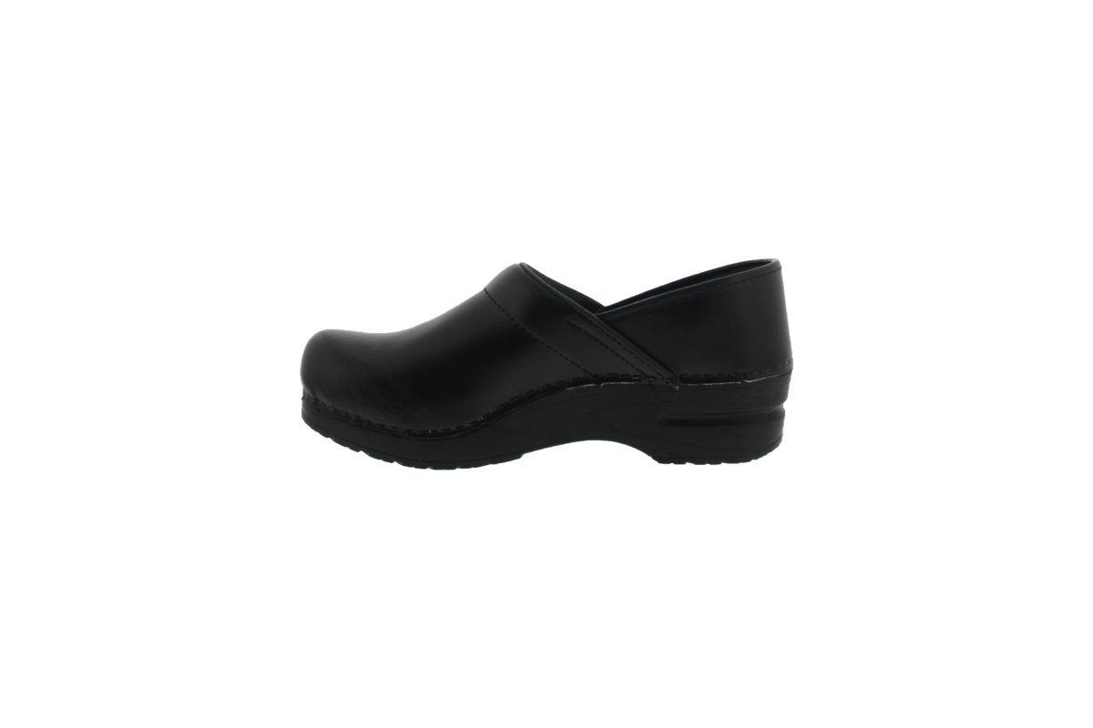 Sanita Women's Professional PU Medical Clog Black Side 2