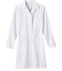 Meta Women's 37" Long Labcoat - Front