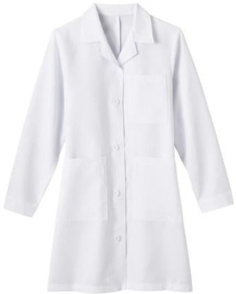 Meta 37" Ladies Labcoat Tall - Front