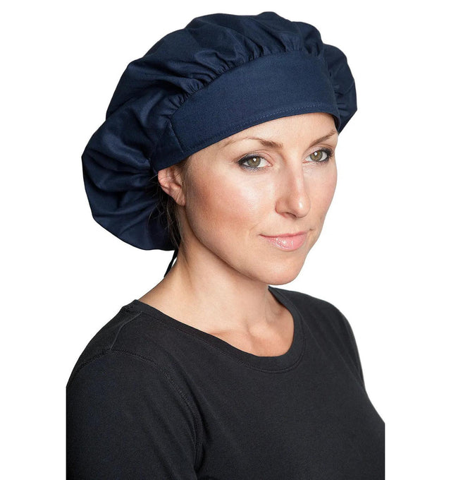 Fiumara Apparel Bouffant Cap Navy