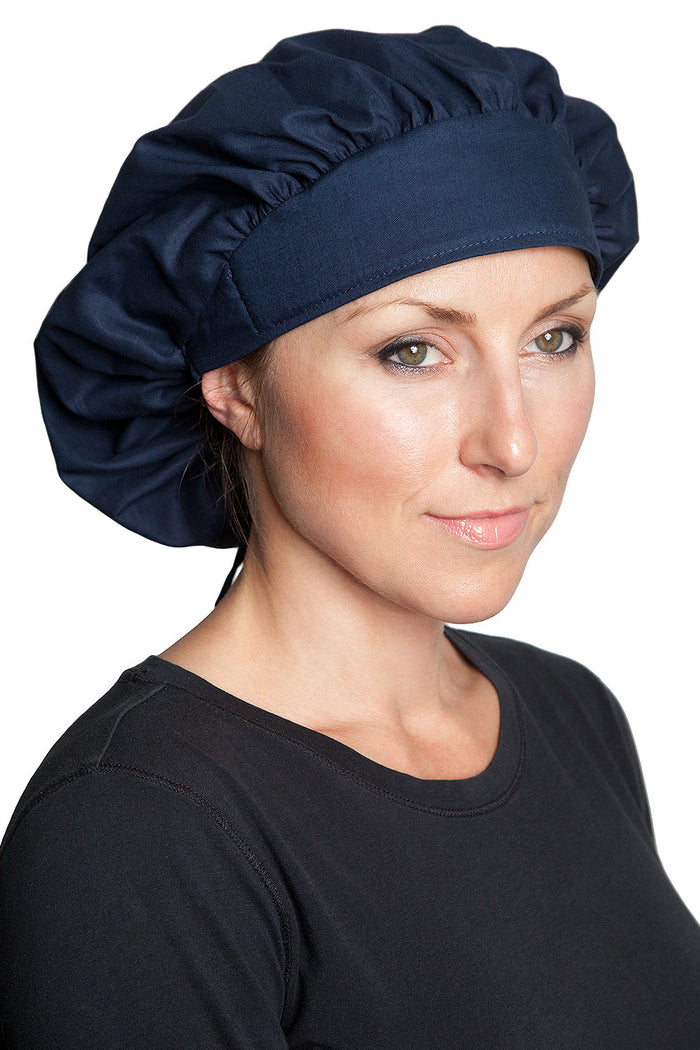 Fiumara Apparel Bouffant Cap Navy