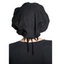 Fiumara Apparel Bouffant Cap Black Back Down