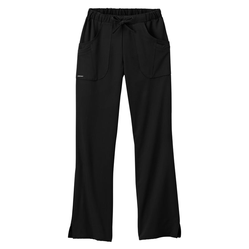 Jockey Ladies Extreme Comfy Pant in Petite & Tall Sizing - Front Black
