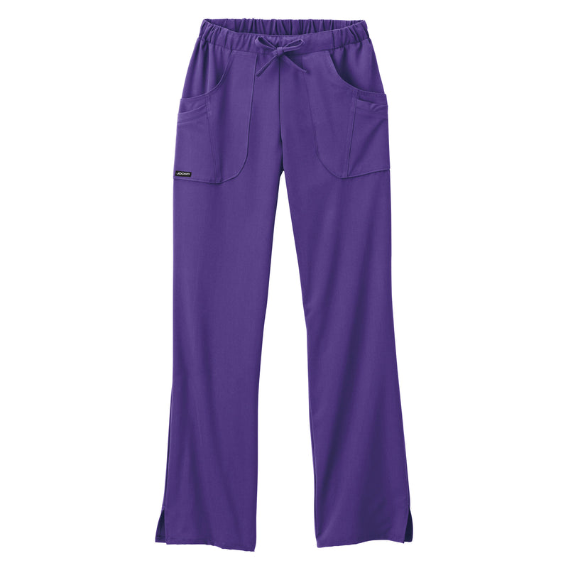 Jockey Ladies Extreme Comfy Pant in Petite & Tall Sizing - Front Purple