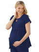 Jockey Scrubs Women's Empire Waist Maternity Top - Main Image New Navy