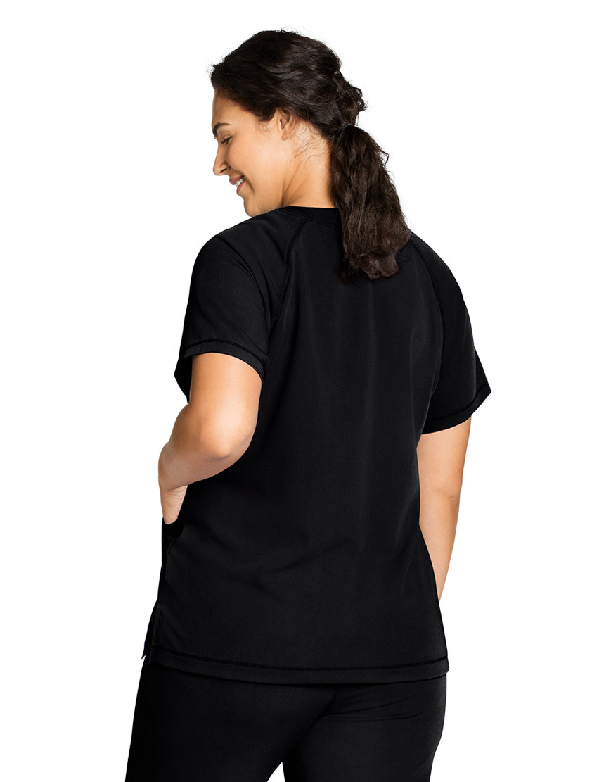 Jockey Ladies Comfort Crew Top - Back Black