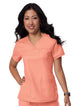 Koi Nicole Scrub Top Coral