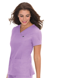 Koi Nicole Scrub Top Lilac