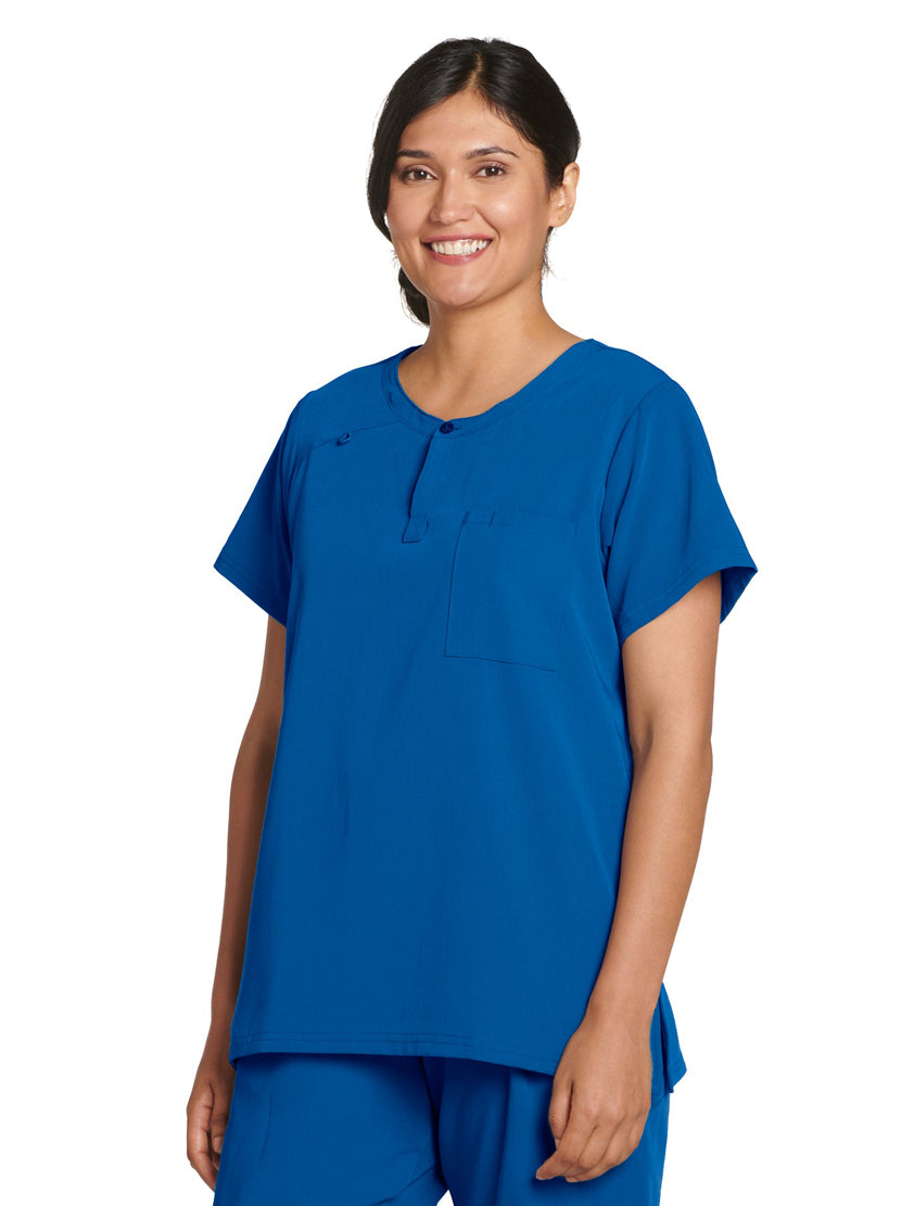 Jockey Scrubs Ladies Sleek Top- Main Image Royal