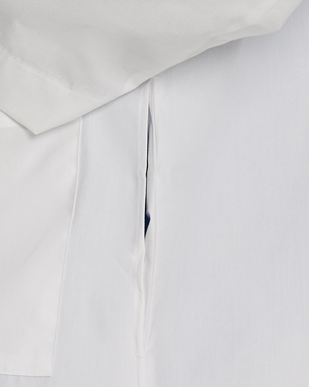 Landau Unisex 2-Pocket Full-Length Lab Coat 3178 -White-Sidepocket view