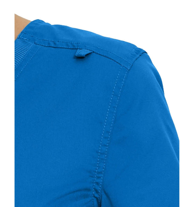Landau ProFlex Women's 2-Pocket V-Neck Scrub Top 4168-shoulder view