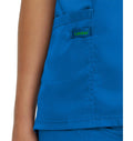 Landau ProFlex Women's 2-Pocket V-Neck Scrub Top 4168-close pocketview