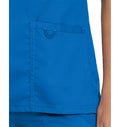 Landau ProFlex Women's 2-Pocket V-Neck Scrub Top 4168-pocket view