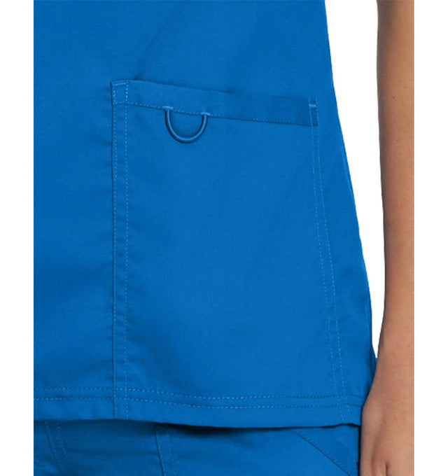 Landau ProFlex Women's 2-Pocket V-Neck Scrub Top 4168-pocket view