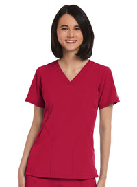 WOMEN'S V-NECK TOP Cherries Jubilee