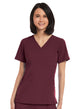 WOMEN'S V-NECK TOP Wine