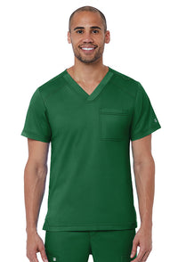 Maevn Men's Basic V-Neck Scrub Top