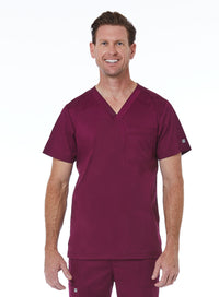 Men's Basic V-Neck Top Wine - Main