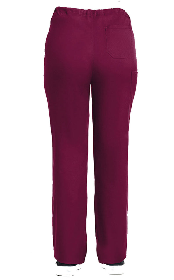 Unisex Basic Pant Wine Back