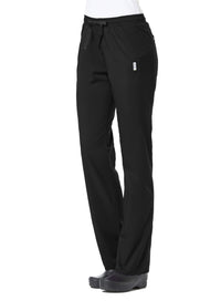 Sporty Mesh Panel Pant Black