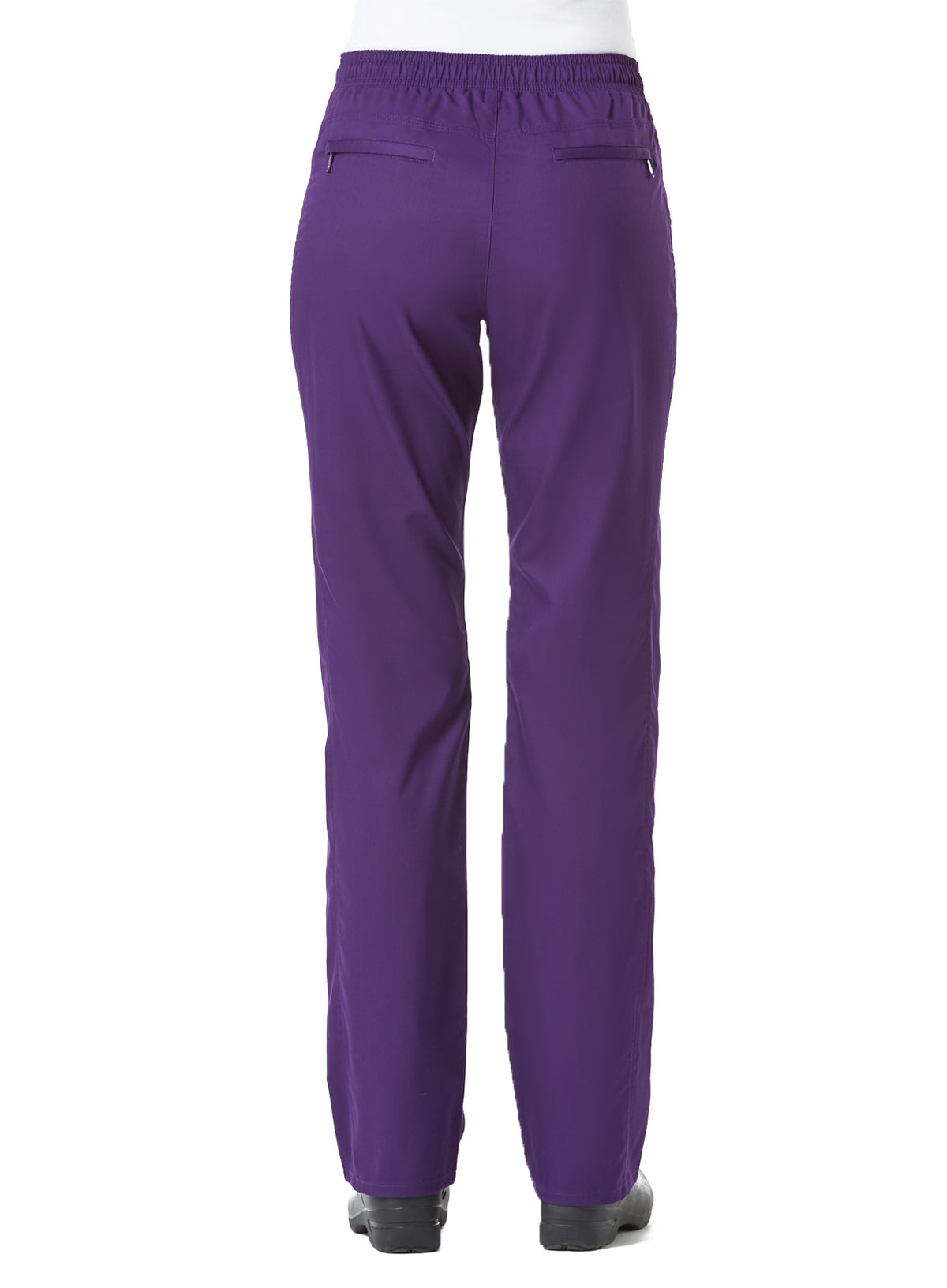 Sporty Mesh Panel Pant Egg Plant backside