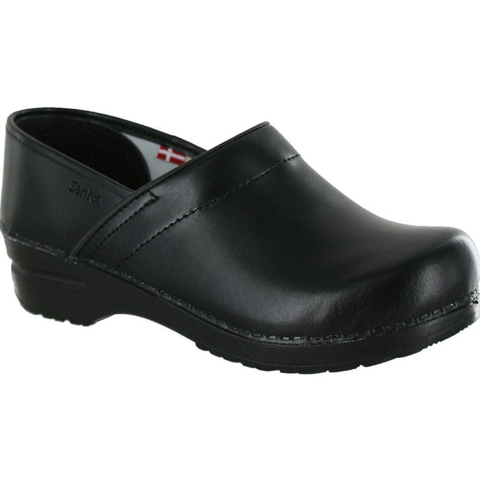 Sanita Women's Professional PU Medical Clog Black Main