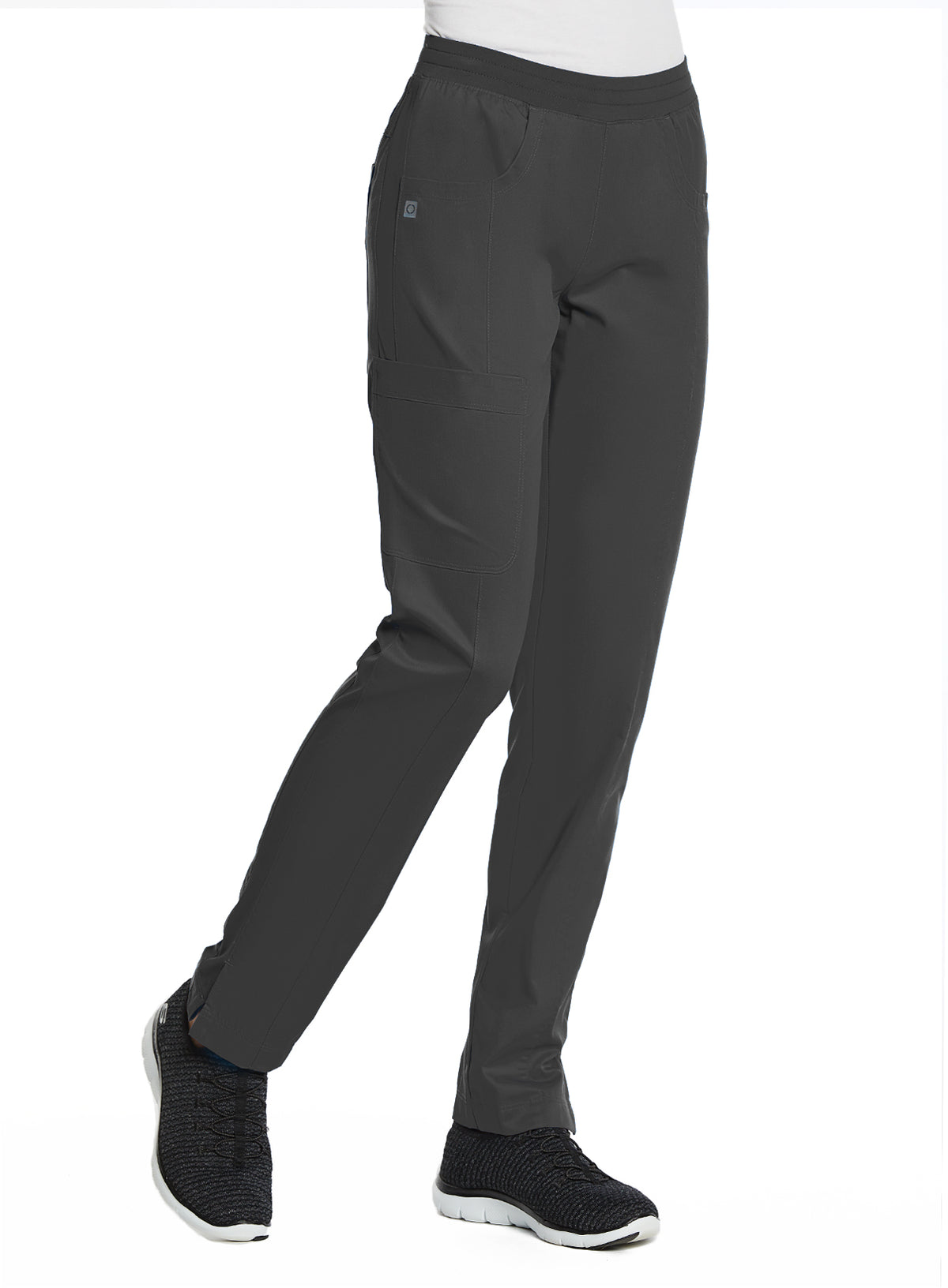 Sporty & Comfy Full Elastic Waist Pant Charcoal