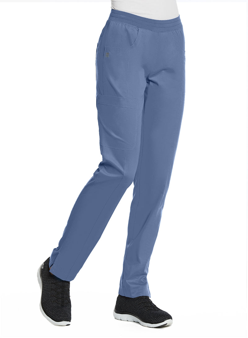 Sporty & Comfy Full Elastic Waist Pant Infinity Blue