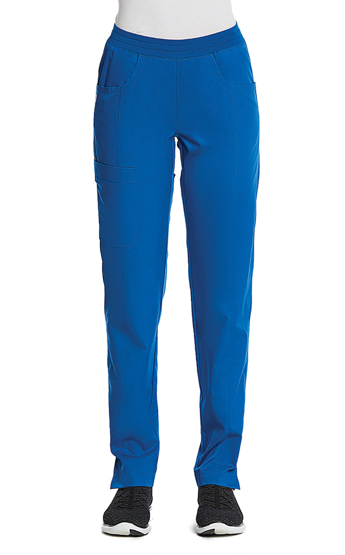Sporty & Comfy Full Elastic Waist Pant Royal Blue Front