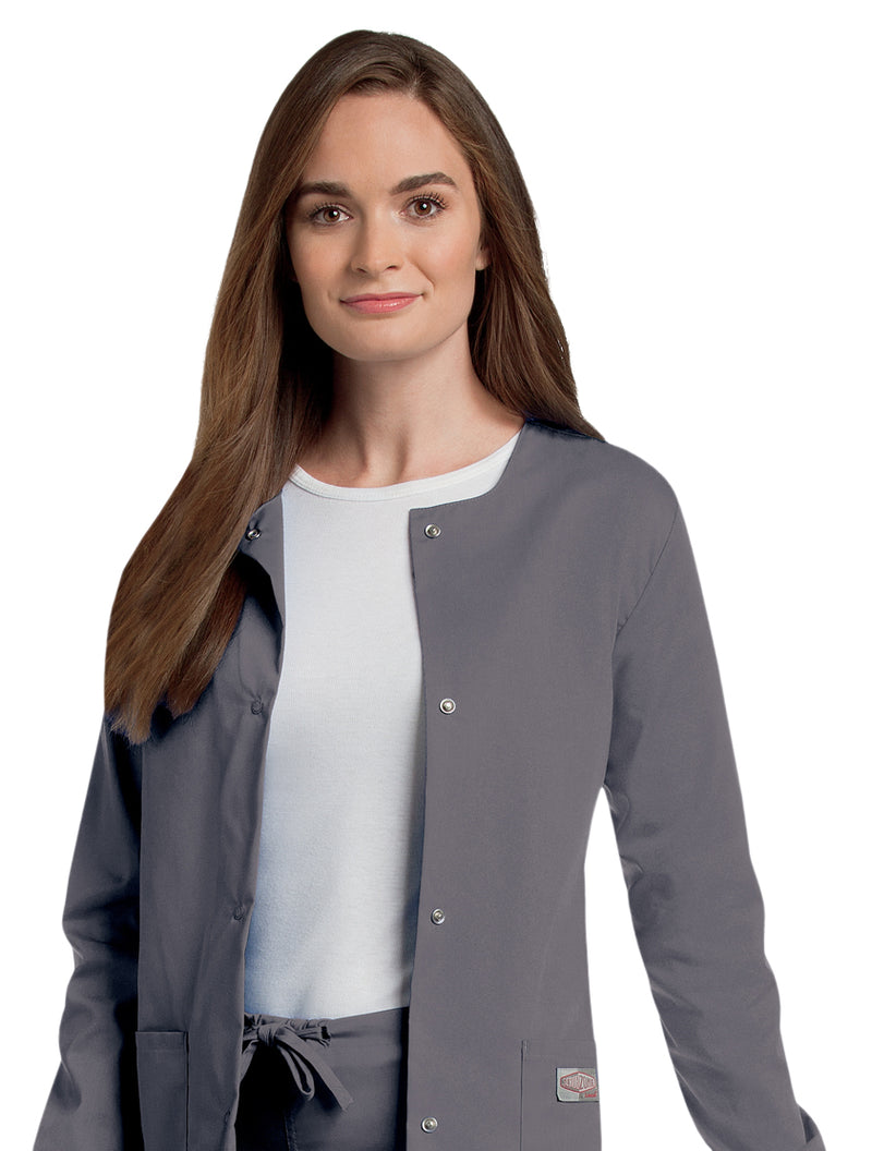 Landau Women's Warm-Up Jacket - Steel Grey