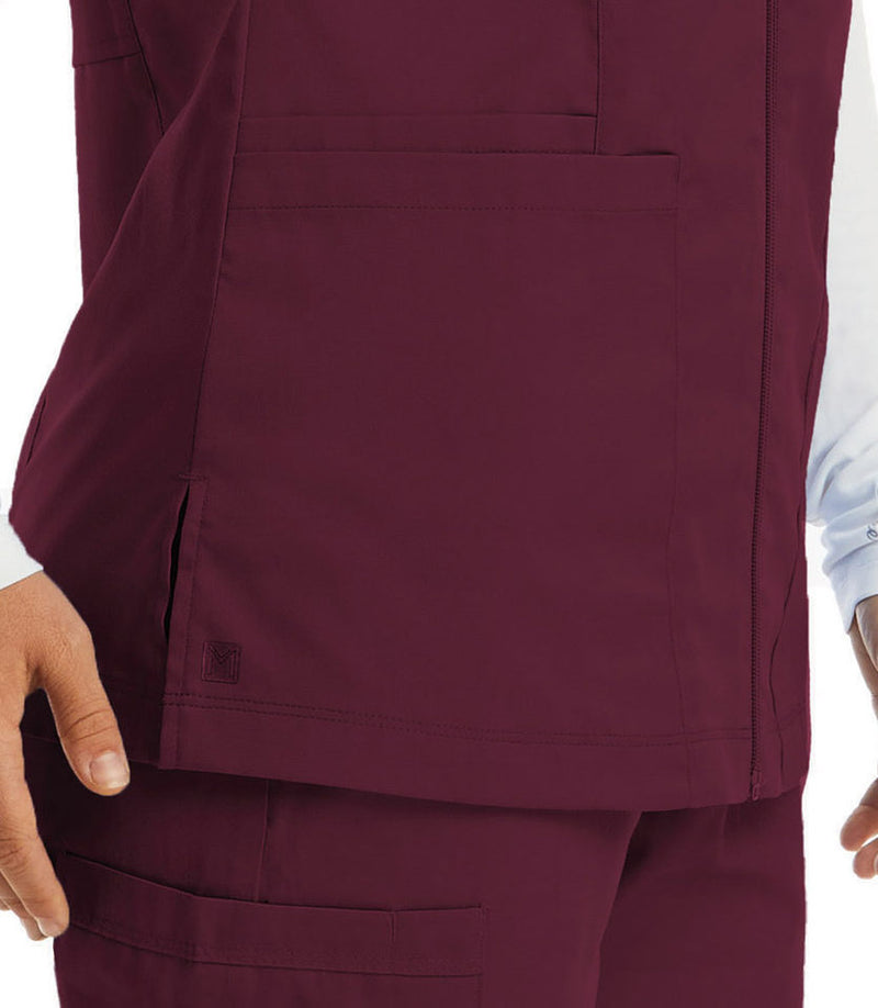 Women Basic Front Zip-up Vest Pocket