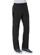 Men Half Elastic 8-Pocket Cargo Pant Black