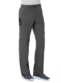 Men Half Elastic 8-Pocket Cargo Pant Charcoal