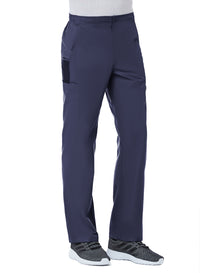 Men Half Elastic 8-Pocket Cargo Pant True Navy