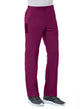 Men Half Elastic 8-Pocket Cargo Pant Wine