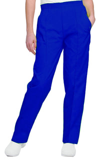 Landau Women's Classic Tapered Leg Pant Royal Blue