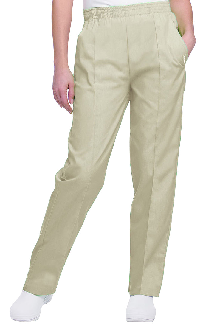 Landau Women's Classic Tapered Leg Pant Sandstone