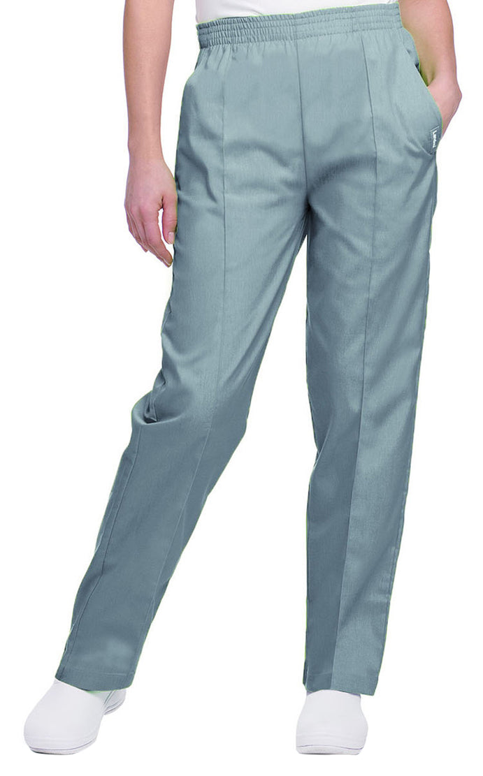 Landau Women's Classic Tapered Leg Pant Steel Gray