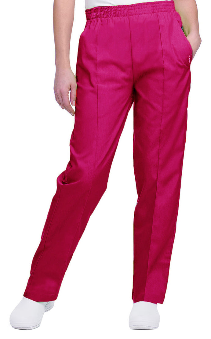 Landau Women's Classic Tapered Leg Pant True Red