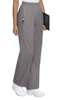 Landau Women's Cargo Pant Scrub Zone Steel Grey