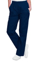 Landau Women's Classic Relaxed Pant Navy Blue